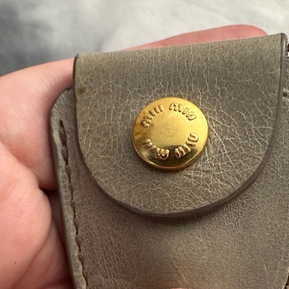 Miu Miu Pleated Leather Tote Bag - Picture 11 of 12